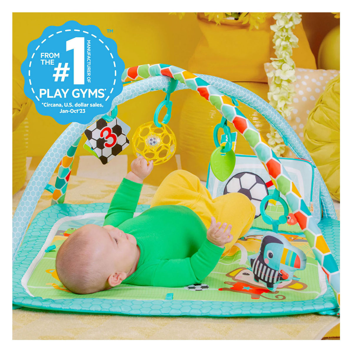 Babygym Grijpen en Schoppen