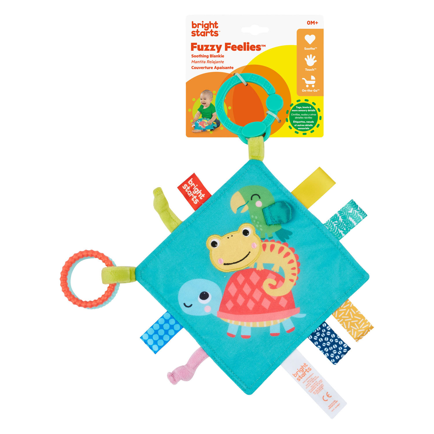 Fuzzy Feelies Knuffeldoekje met Bijtringen