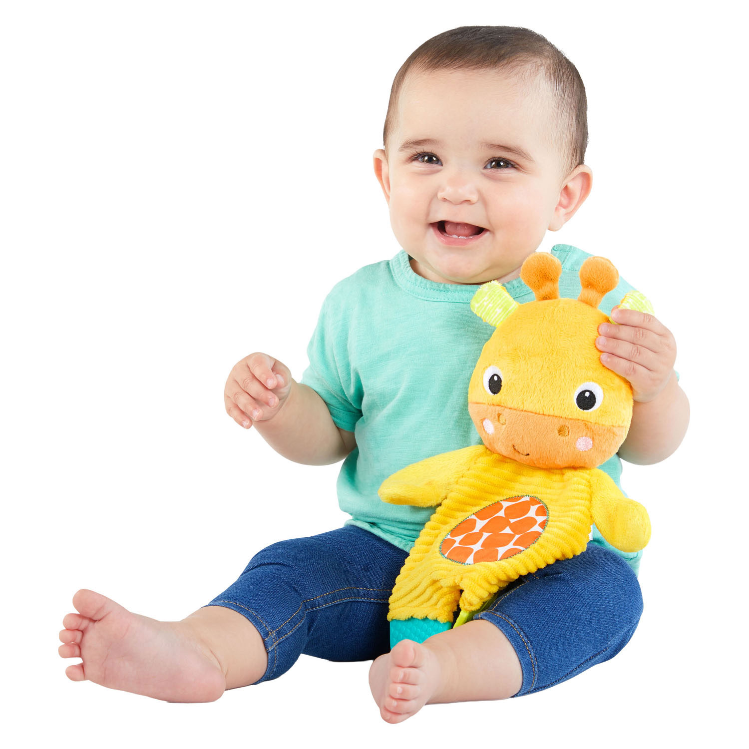 Snuggle & Teethe Pluche Knuffel met Bijtring - Giraf