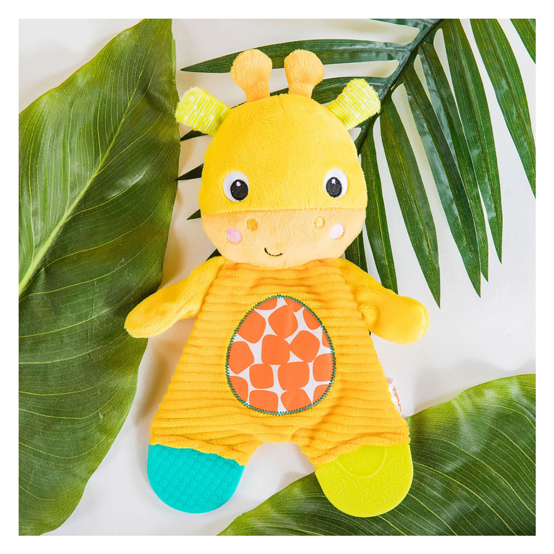 Snuggle & Teethe Pluche Knuffel met Bijtring - Giraf