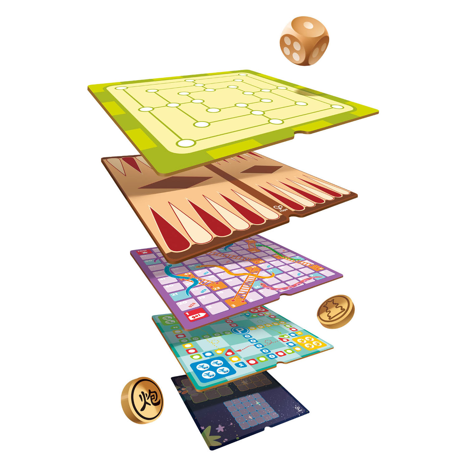 Hape Klassieke Spellen Collectie - 22dlg.