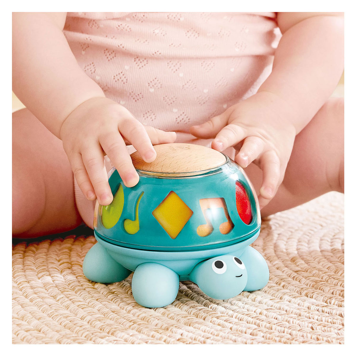Hape Twist & Tune Turtle Muziekdoosje