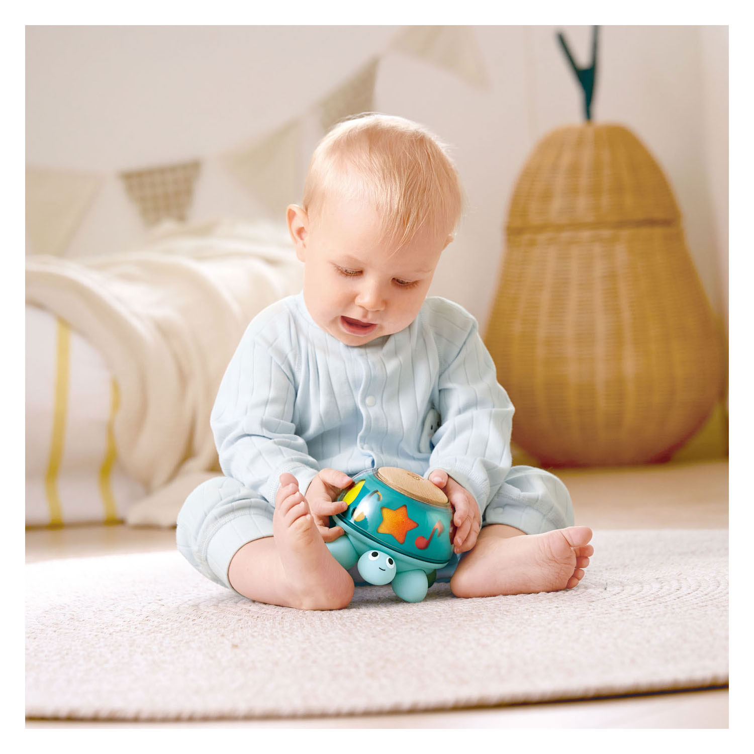 Hape Twist & Tune Turtle Muziekdoosje