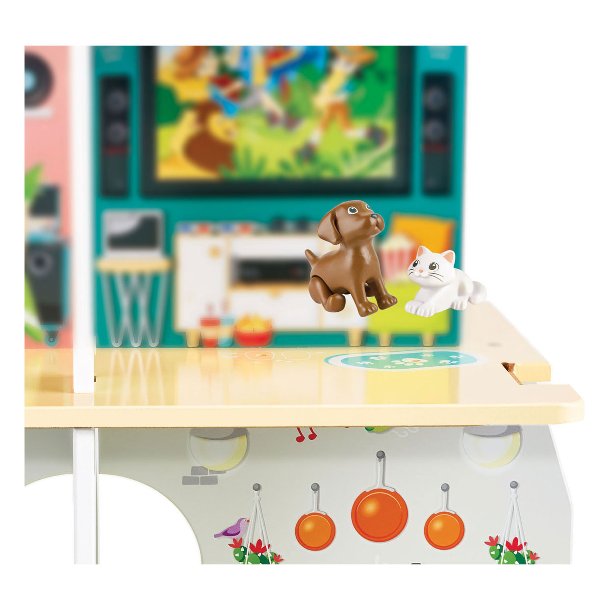 Hape Houten Muzikaal Poppenhuis