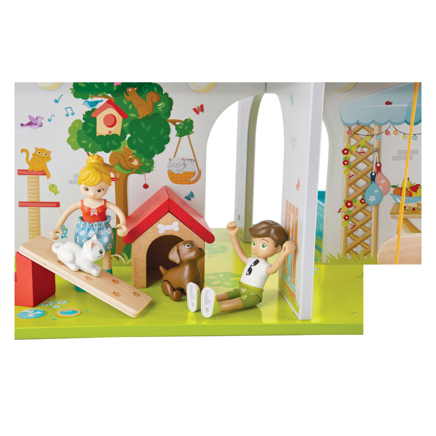 Hape Houten Muzikaal Poppenhuis