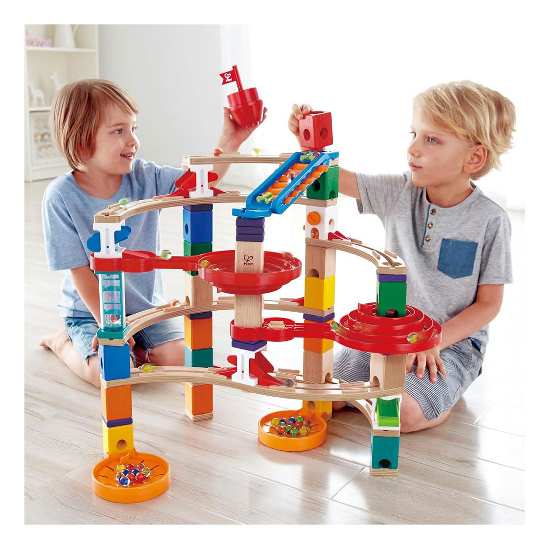 Hape Super Spiral Knikkerbaan Set
