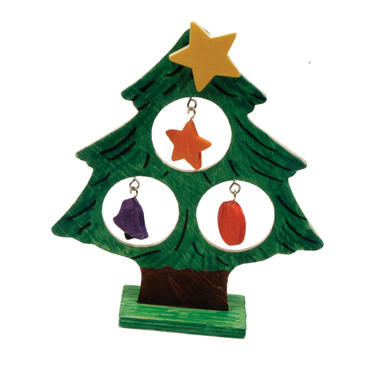 Färben Sie Ihren eigenen Weihnachtsbaum mit Weihnachtskugeln