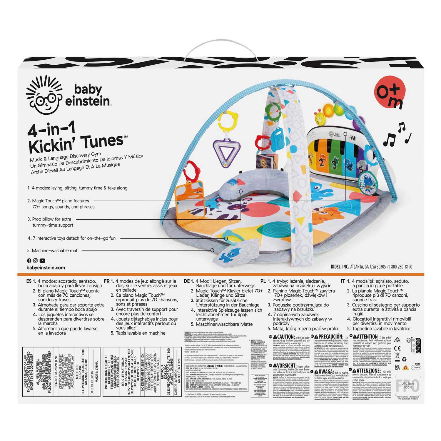 4-in-1 Muzikale Speelmat