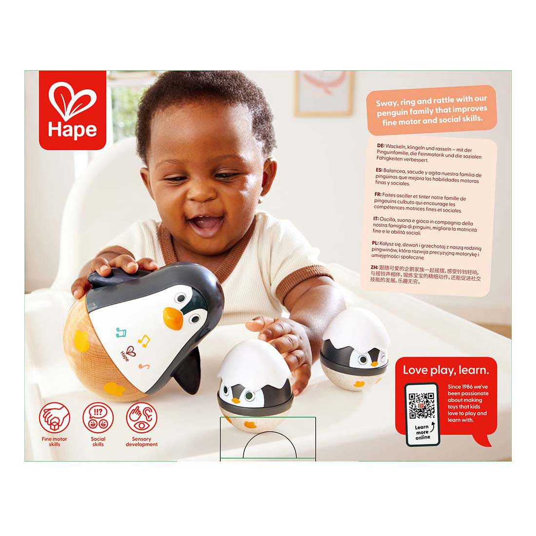 Hape Duikelaar Pinguin Familie - 3dlg.