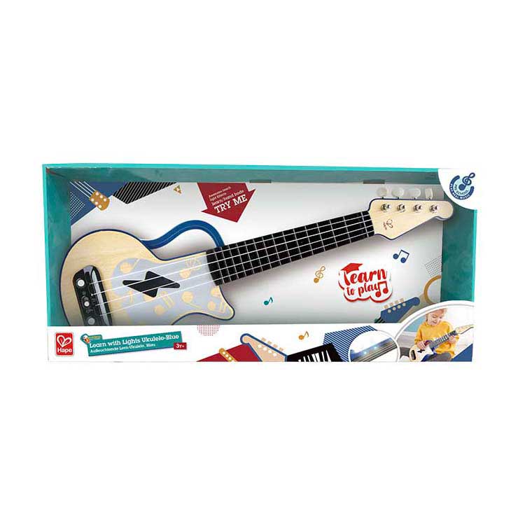 Hape Ukulele mit Lichtern - Blau