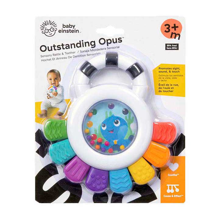 Opus Sensorische Rassel und Beißring