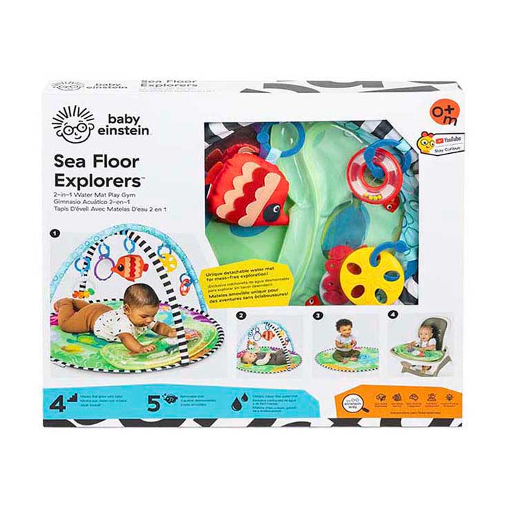 2-in-1-Spielturnhalle mit Wassermatte