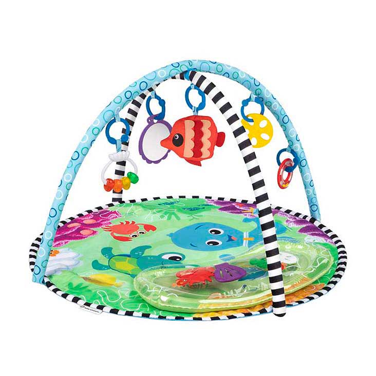 2-in-1-Spielturnhalle mit Wassermatte