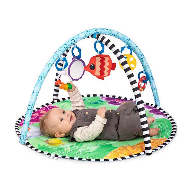 2-in-1-Spielturnhalle mit Wassermatte