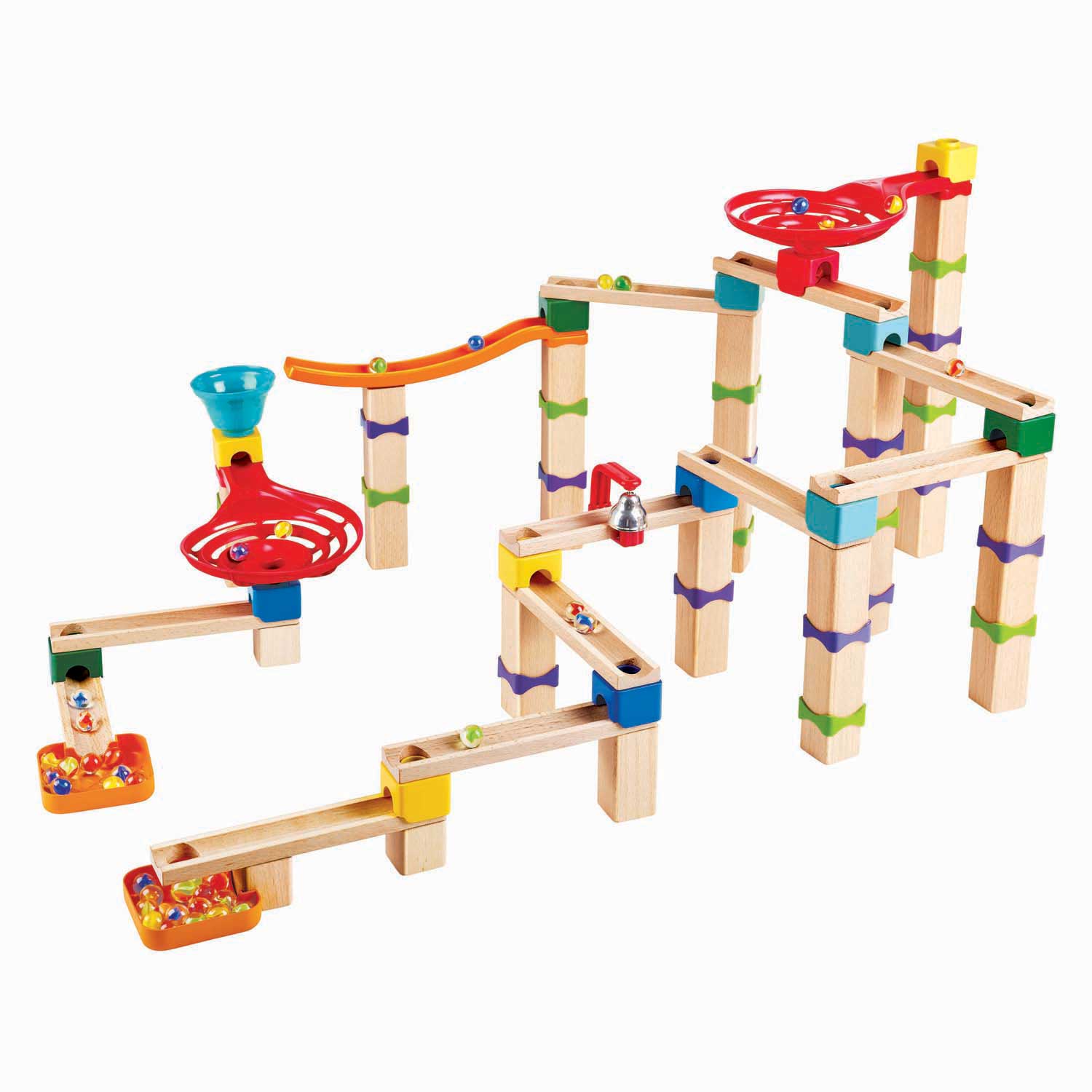 Hape Holz-Kugelbahn-Set – 129-teilig.