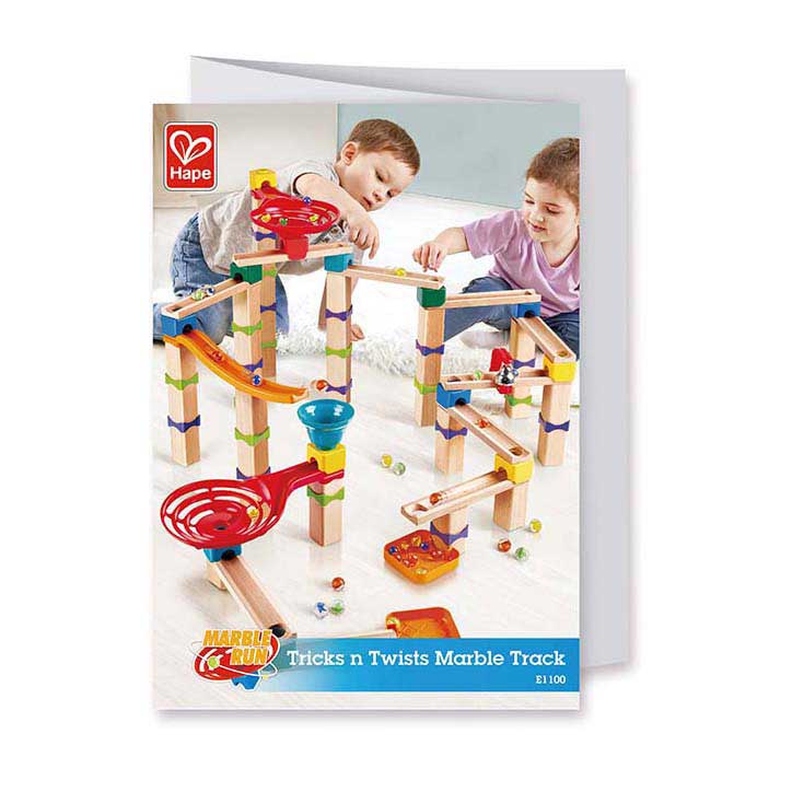 Hape Holz-Kugelbahn-Set – 129-teilig.