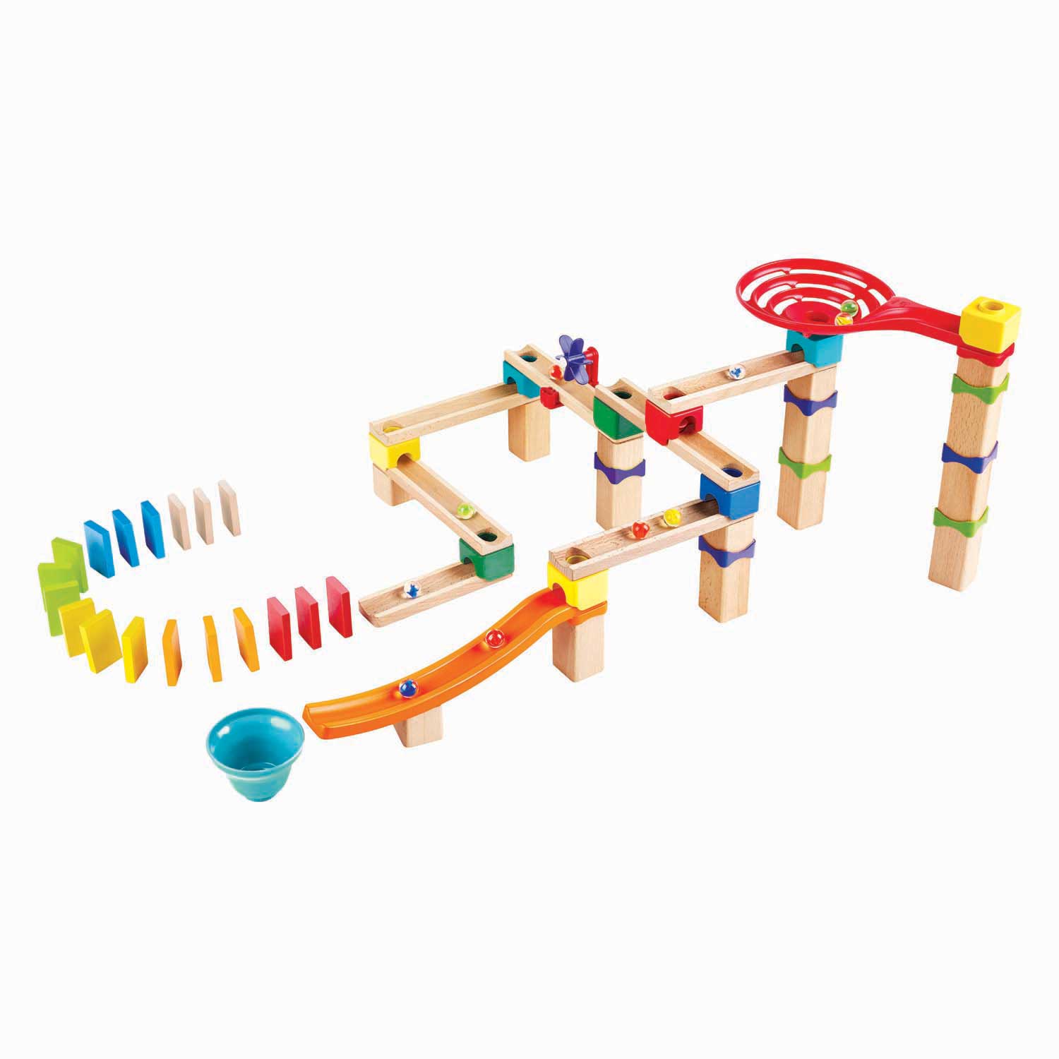 Hape Holz-Kugelbahn-Set – 81-tlg.
