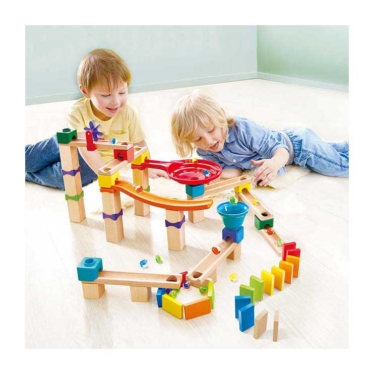 Hape Holz-Kugelbahn-Set – 81-tlg.