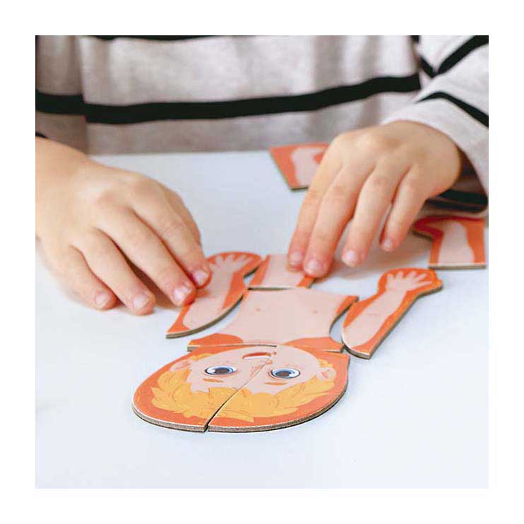 Hape Menselijk Lichaam Magnetische Puzzel - 63dlg.