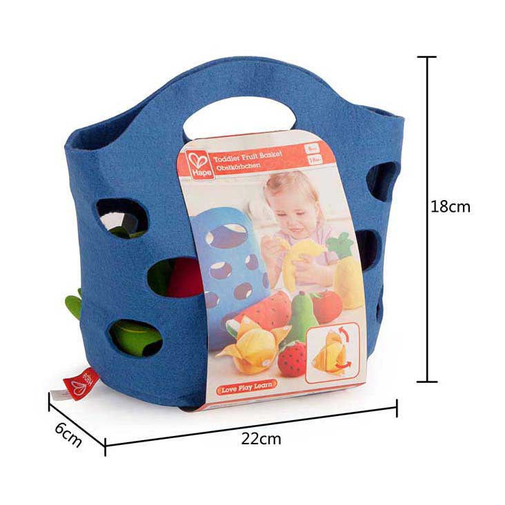 Hape Filz-Obstkorb – 8-tlg.