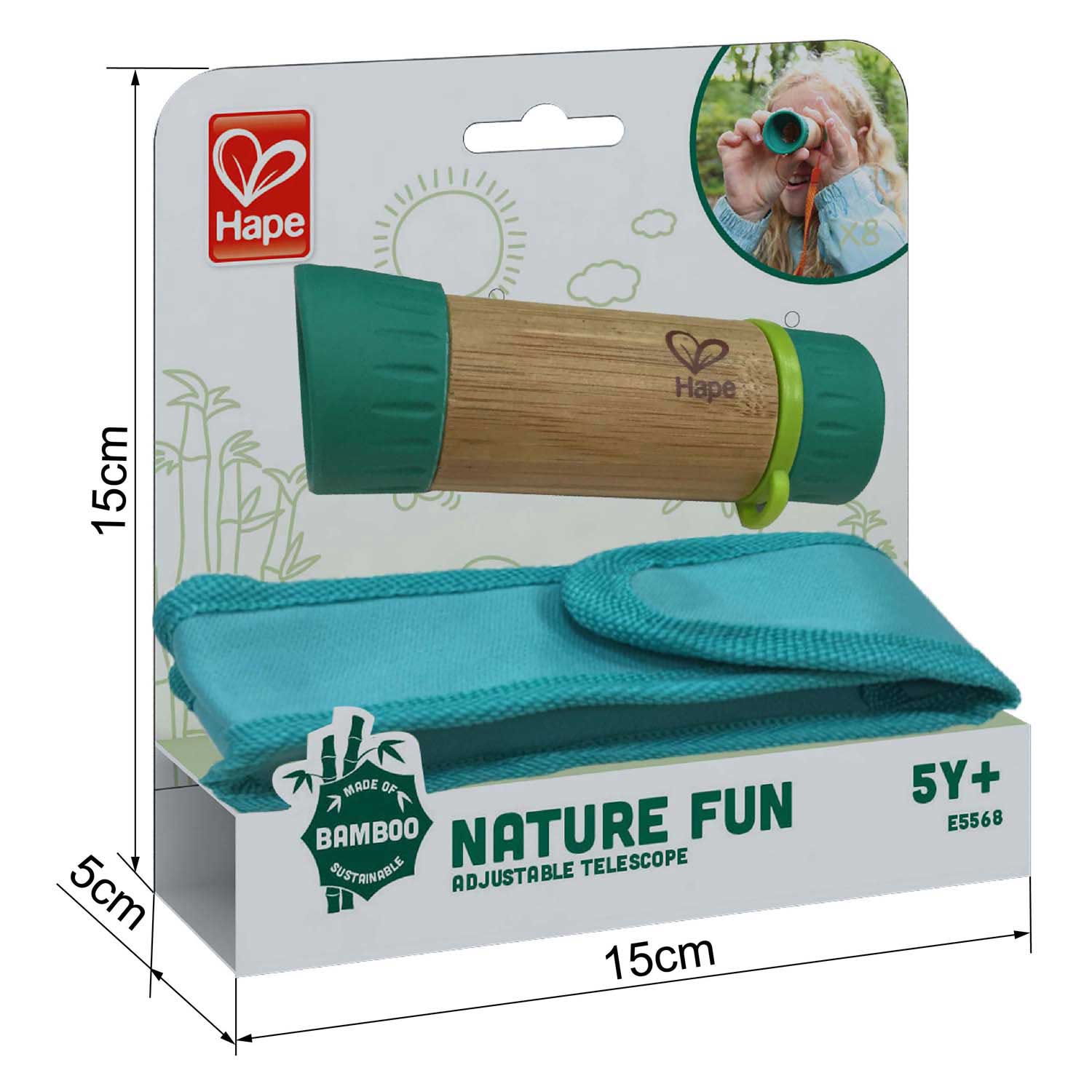 Verstellbares Bambus-Teleskop von Hape