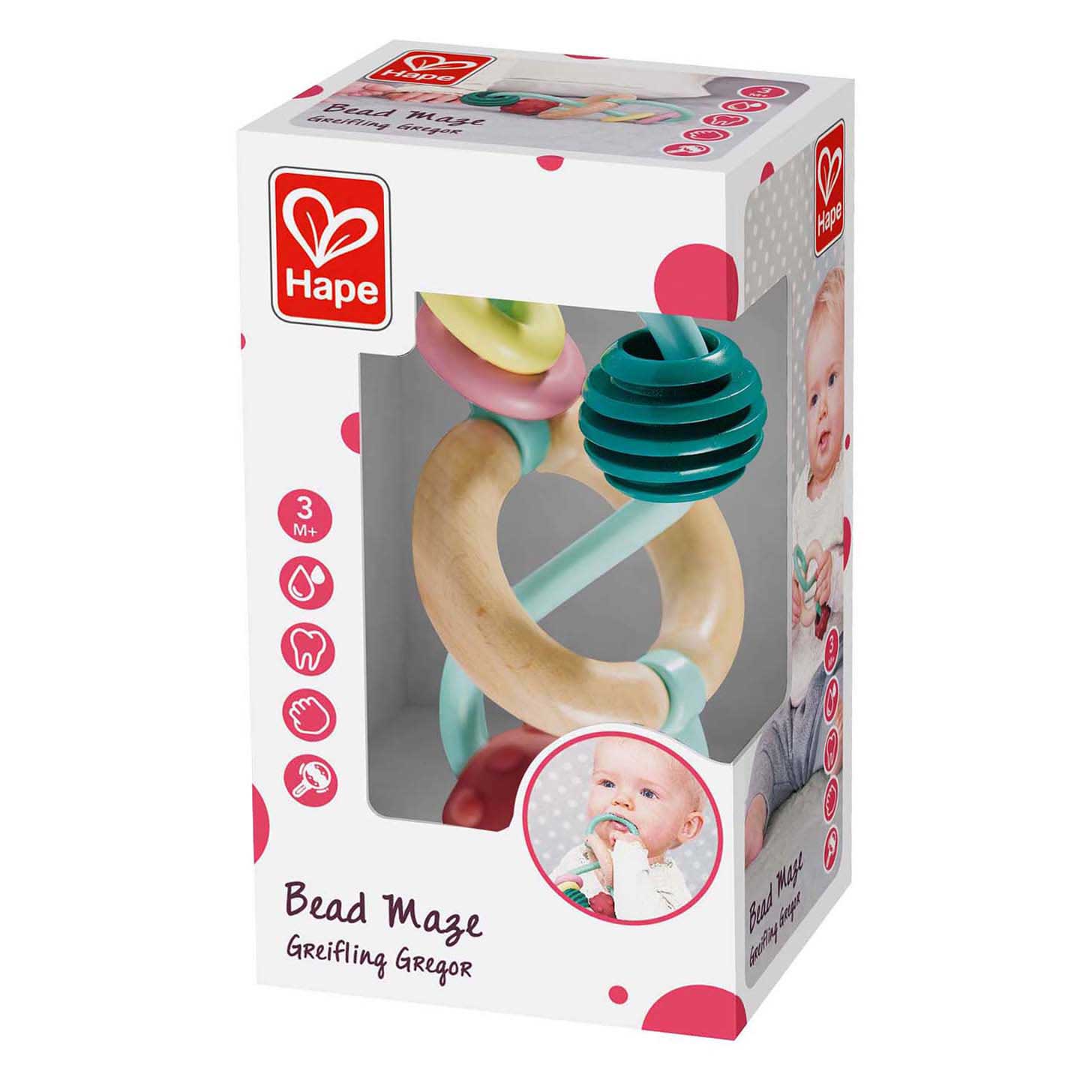 Anneau de dentition Hape Infinity avec perles