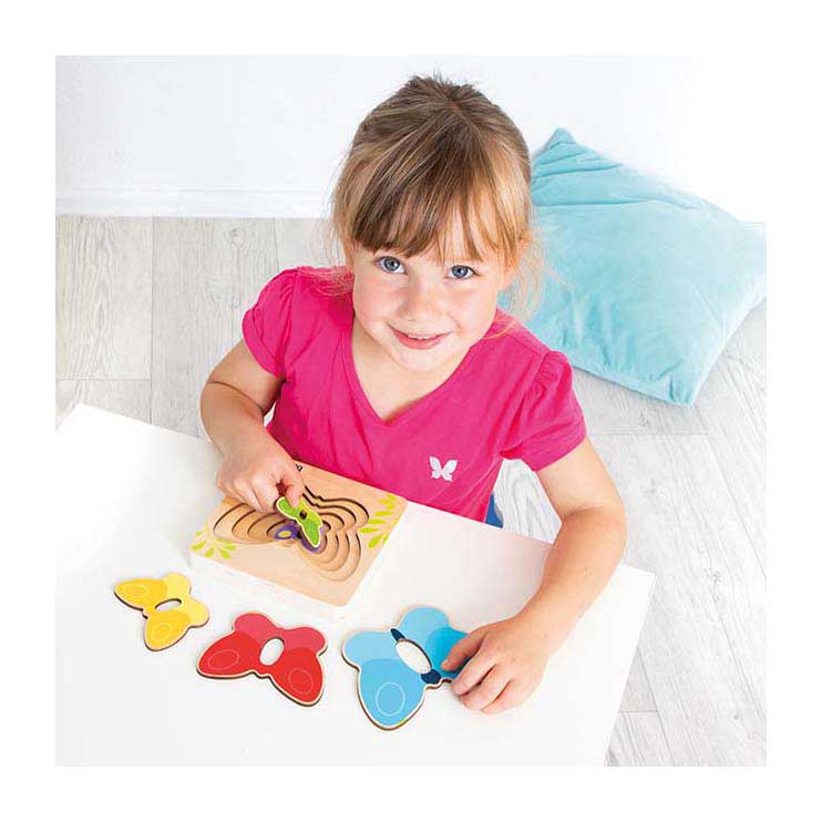 Beleduc Houten Lagenpuzzel Vlinder