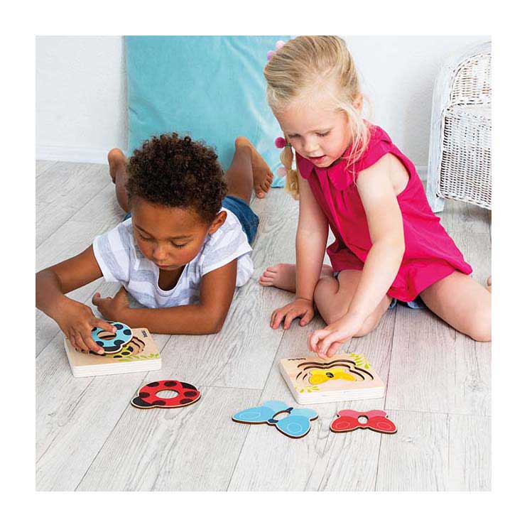 Beleduc Houten Lagenpuzzel Vlinder