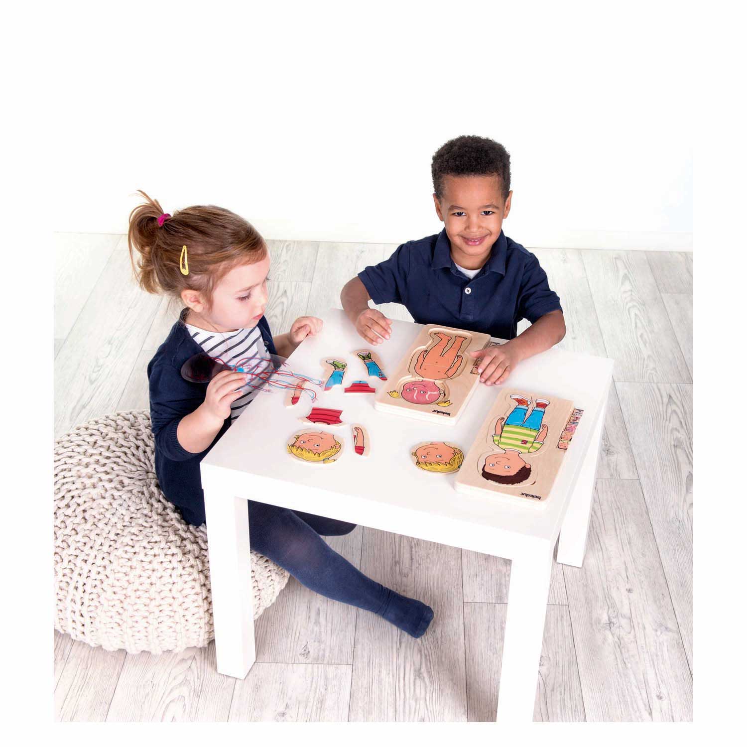 Beleduc Houten Lagenpuzzel Jongen - 5 Lagen