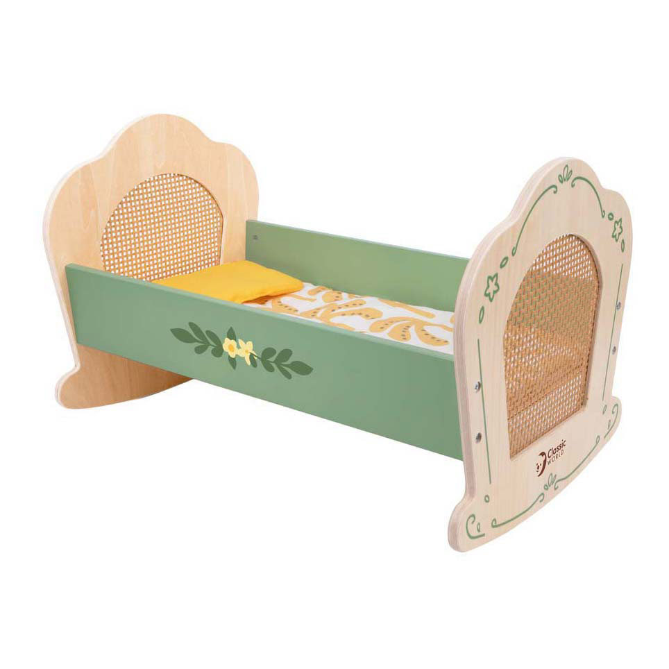 Berceau de poupée en bois vintage Classic World
