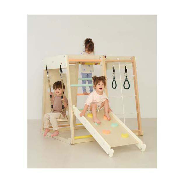 Classique Monde Houten Klimset - 8 en 1