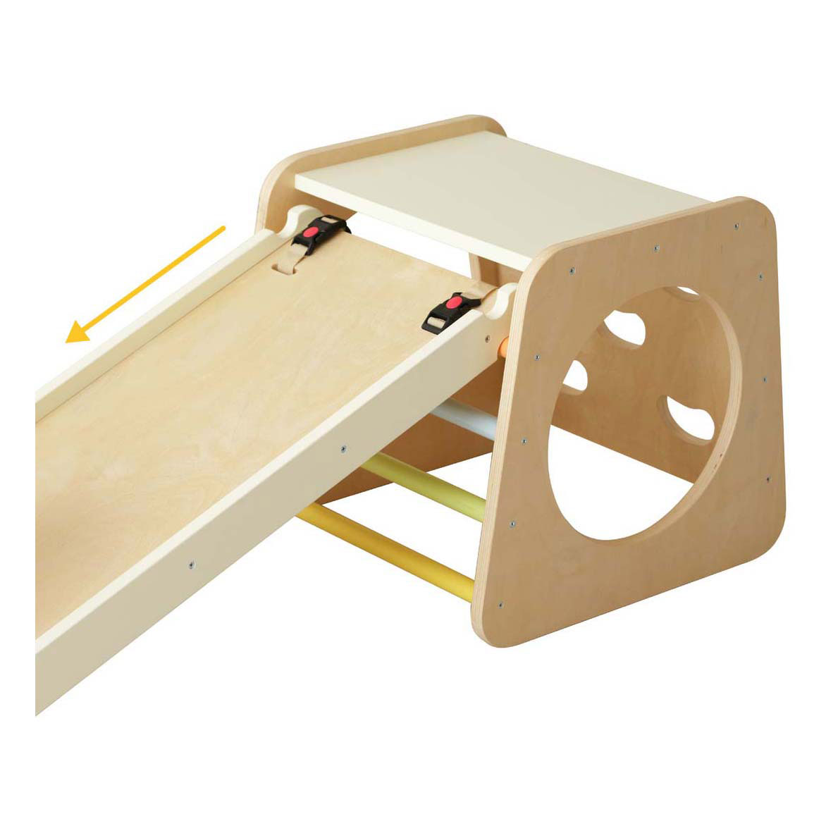 Ensemble d'escalade en bois pliable Classic World - 5 en 1