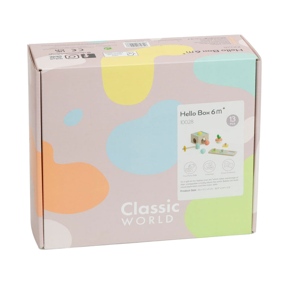 Coffret à jouets Classic World Baby Hello 6-12 mois