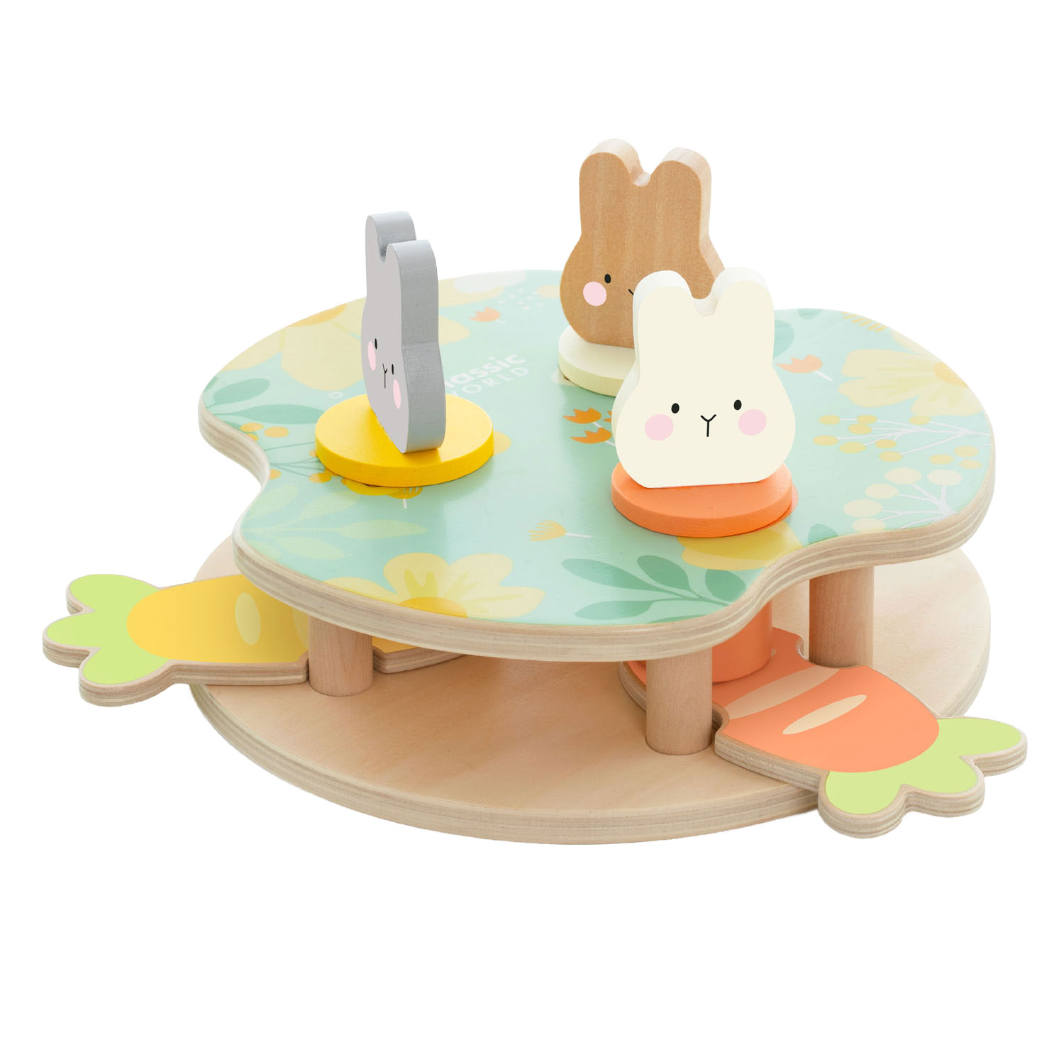 Jeu en bois de lapin rebondissant Classic World