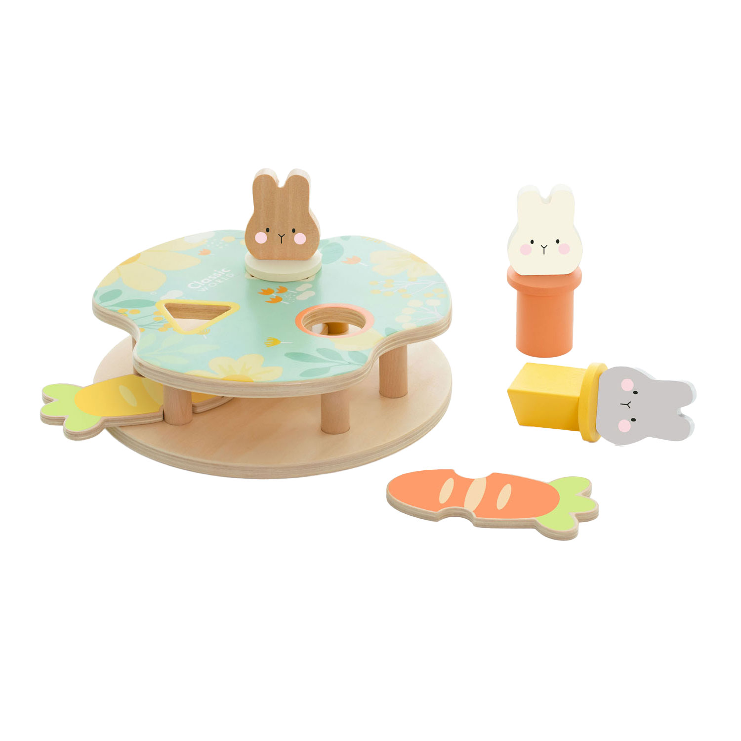 Jeu en bois de lapin rebondissant Classic World