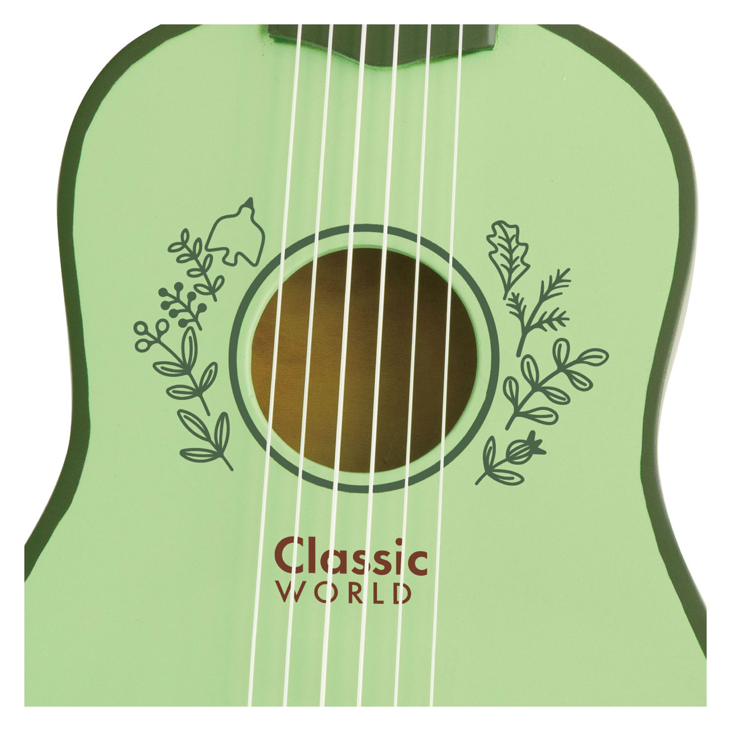 Guitare vintage en bois Classic World