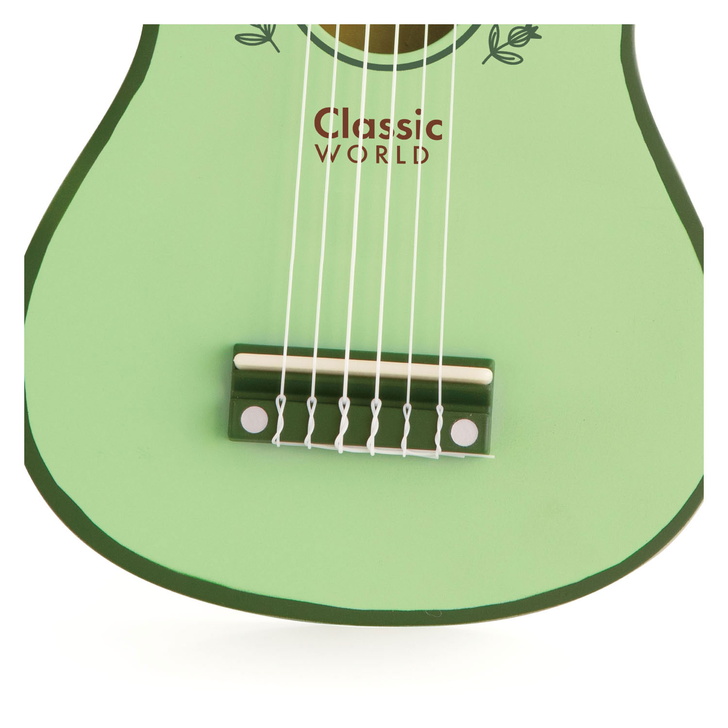 Guitare vintage en bois Classic World