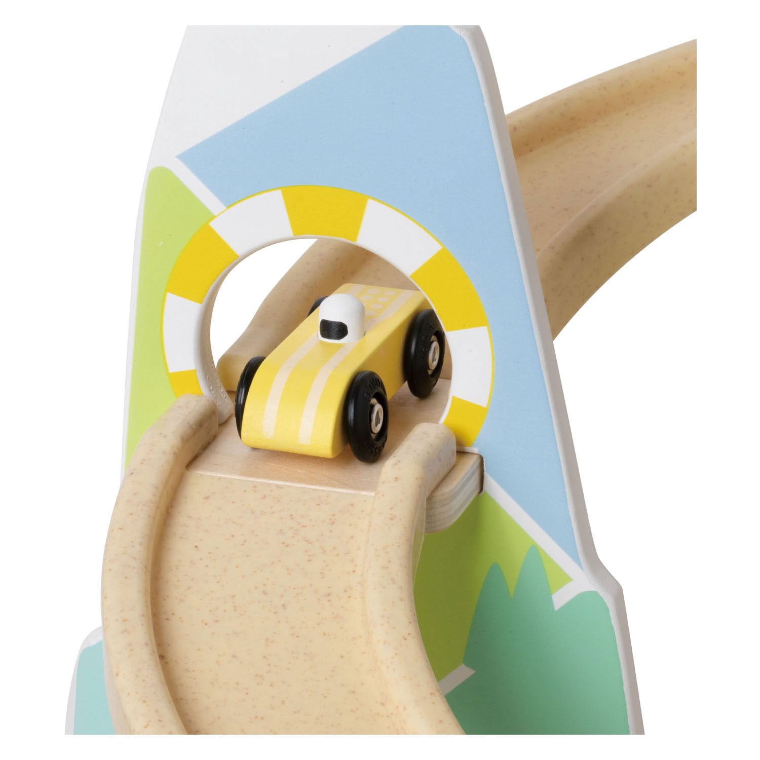 Circuit de course classique World Race Track à travers les montagnes - 10 pièces.