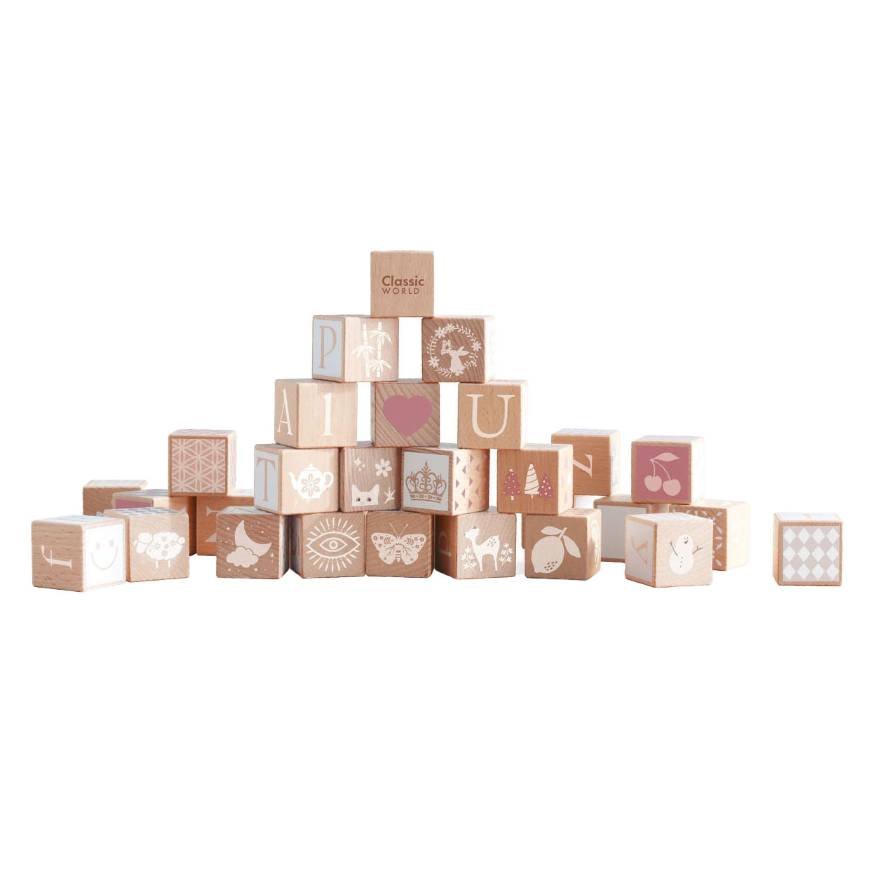 Blocs d'iris en bois Classic World , 29 pcs.