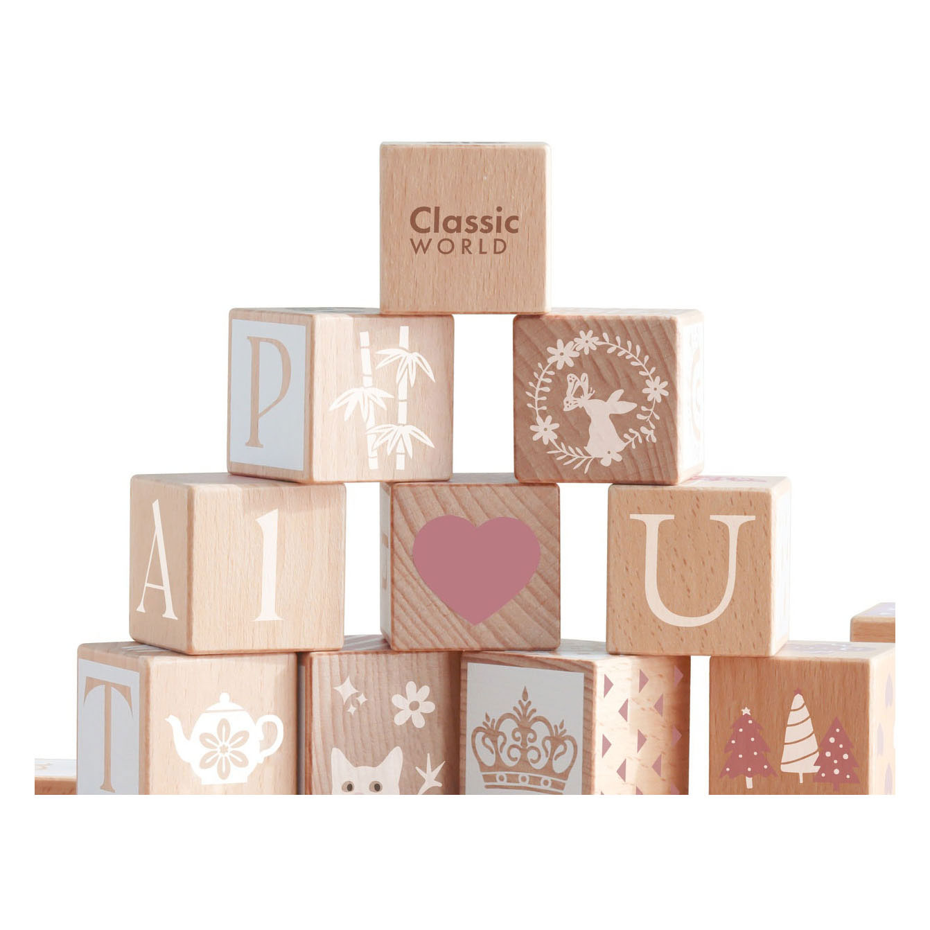 Blocs d'iris en bois Classic World , 29 pcs.