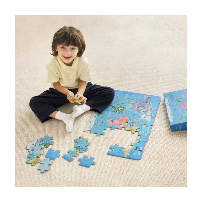 Classic World Puzzle Weltkarte – 48 Teile. Classic World Puzzle Weltkarte – 48 Teile.