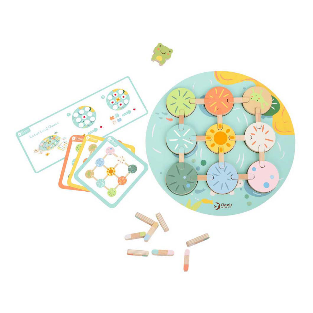 Classic World Houten Bordspel Waterlelie
