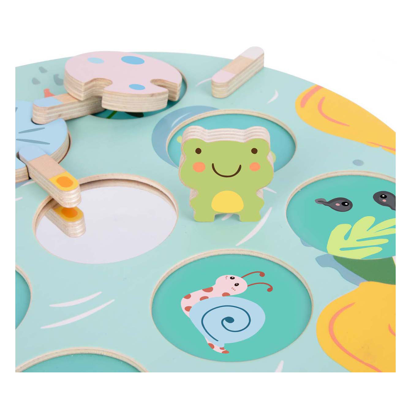 Classic World Houten Bordspel Waterlelie