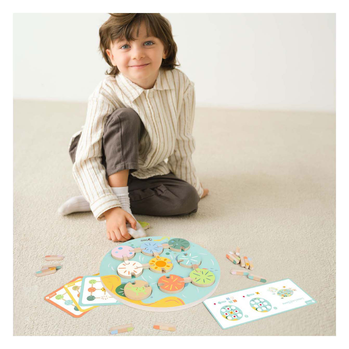 Classic World Houten Bordspel Waterlelie