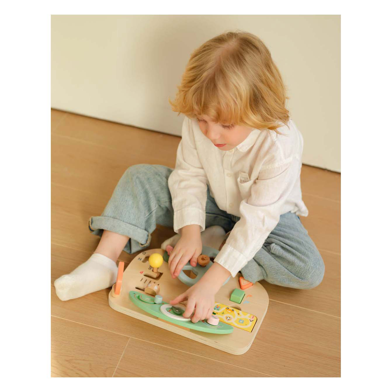 Classic World Houten Mulifunctioneel Stuurwiel