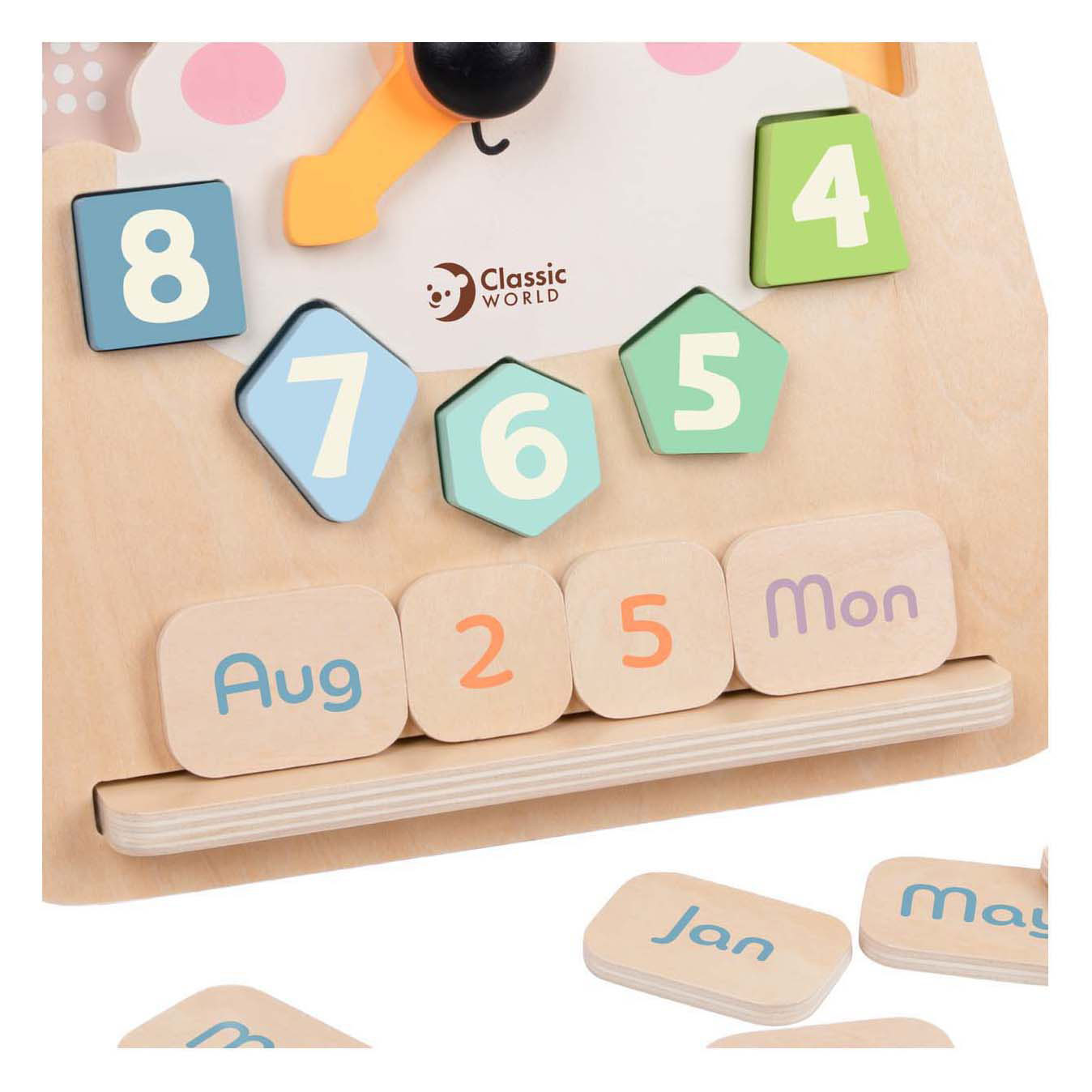 Classic World Houten Klok Beer