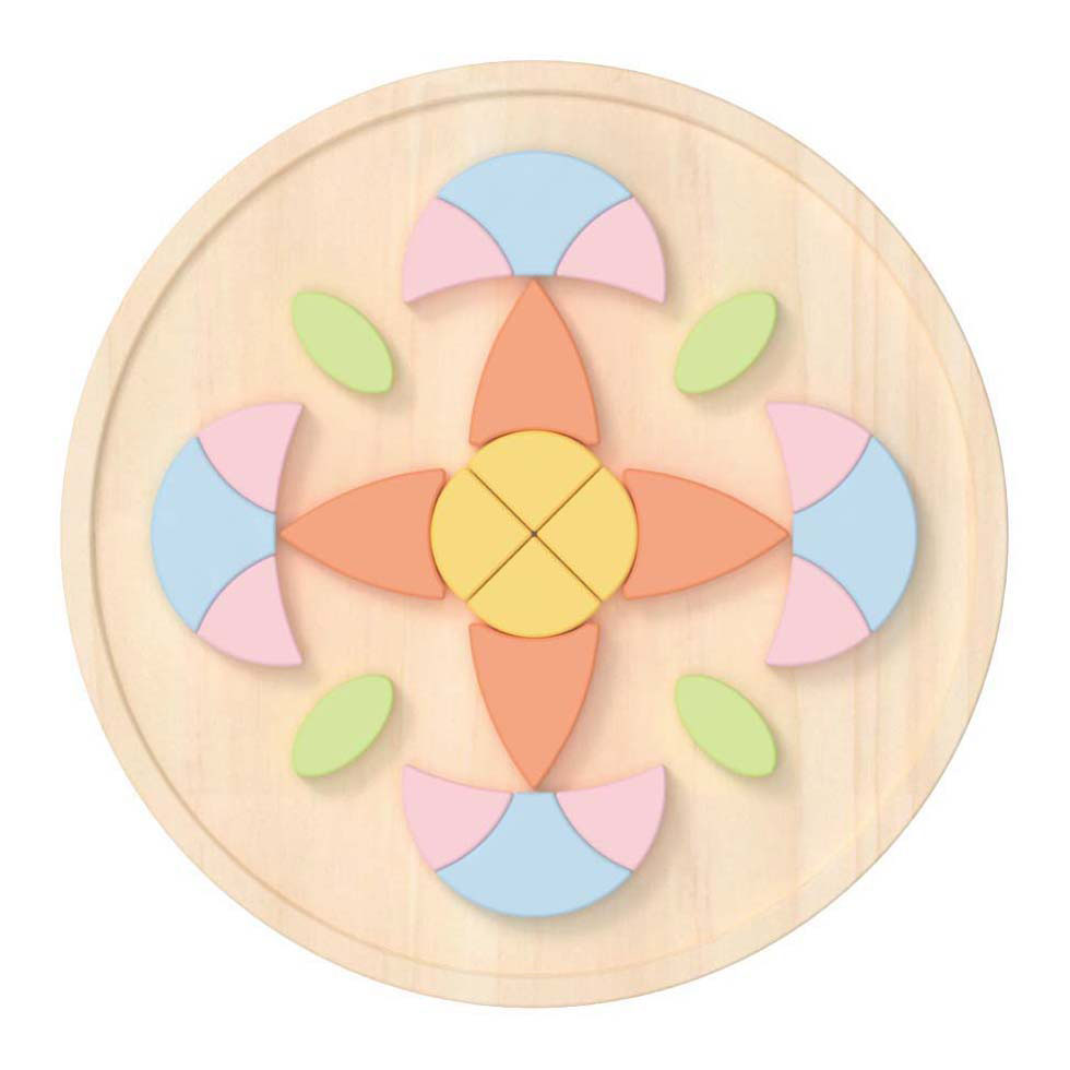 Classic World Houten Mandala Puzzel Bloem