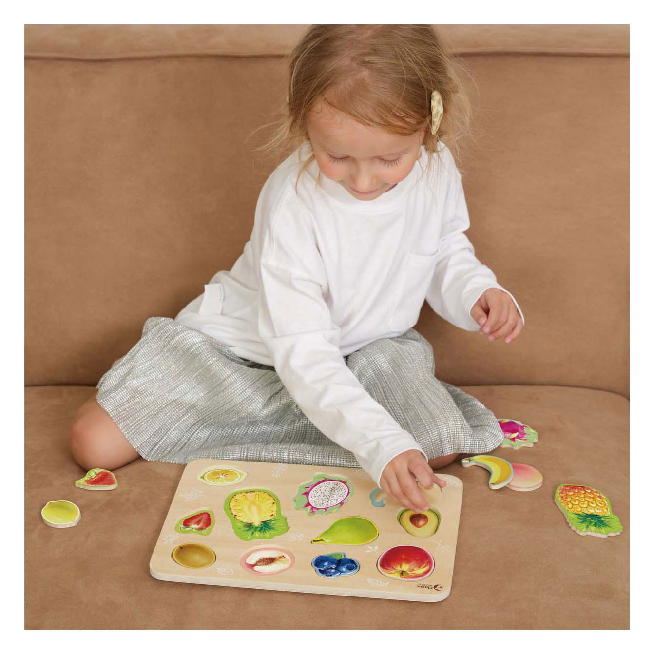 Classic World Houten Puzzel Fruit