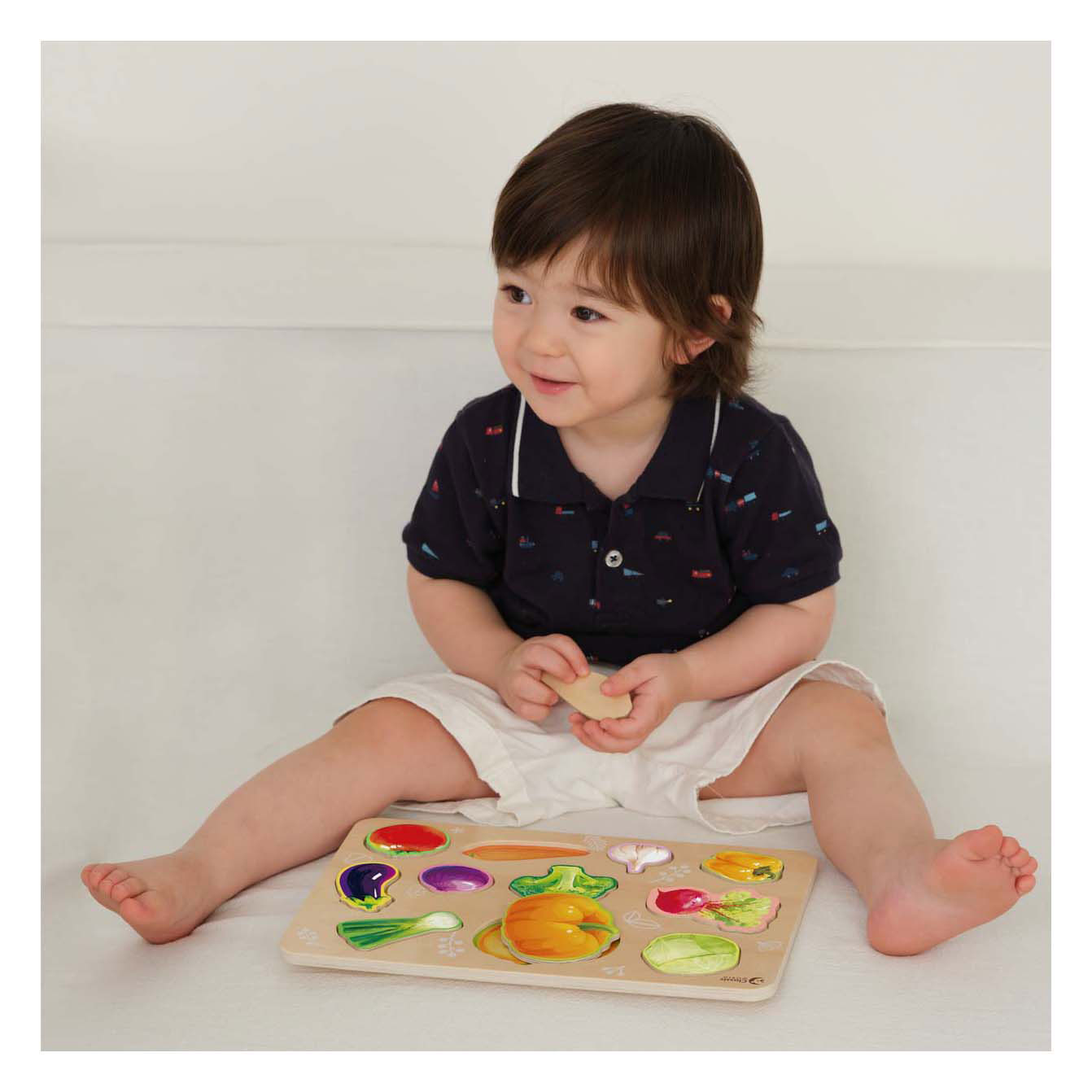 Puzzle en bois classique World - Légumes