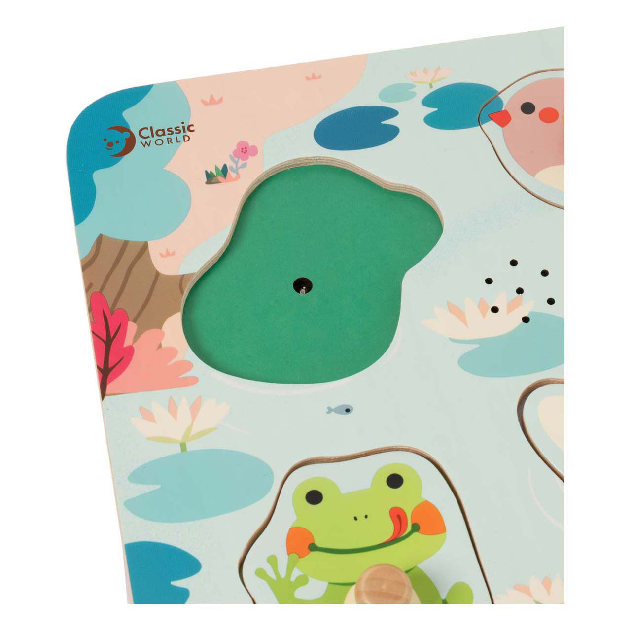 Classic World Houten Puzzel Poel met Geluid